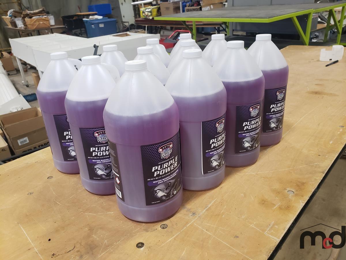 (12) 1Gallon of Purple Power Cleaners